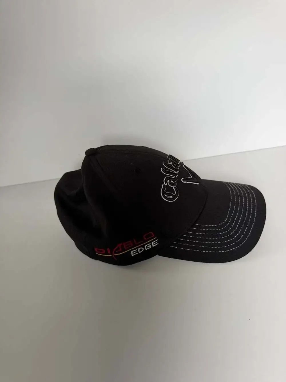 Callaway Diablo Edge Tex Flex Black Golf Hat Cap